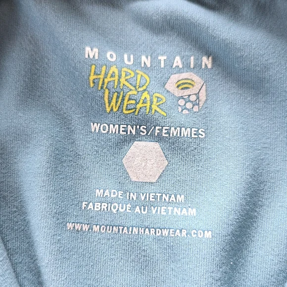 Mountain Hardware "Butter Zippity 1/4 Zip Pullover" Long Sleeve Blue, Women's S - Picture 4 of 6
